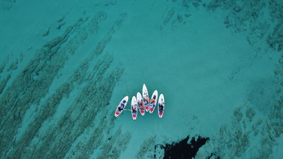 From Zadar: Full Day Dugi Otok Guided Paddle Board Tour - Entering Dugi Otok’s old submarine tunnels