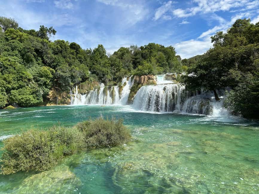 From Zadar: Krka Waterfalls Day Tour with Boat Ride & Guide - The 20-minute boat ride from Skradin