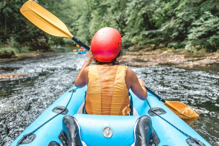 From Zagreb: Mrežnica kayaking & Rastoke village - day trip - Food, clothing, and the hour after kayaking