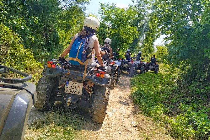 Full Day ATV Tour From Split with BBQ Lunch & River Swimming - From Split pickup to the Asteria base camp