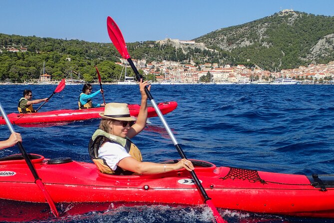 Half day Guided Sea Kayaking Activity in Hvar - Two island stops for swimming and rest