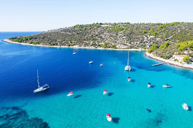 Half day speedboat tour to Solta island & Blue Lagoon from Trogir - Solinska Bay shifts the mood to swimming