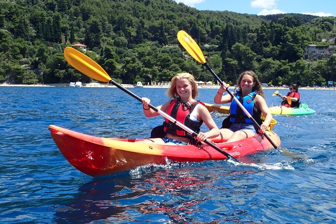 Half-Day Split Sea Kayak Adventure - The beach stop: swim, snorkel, or slow down