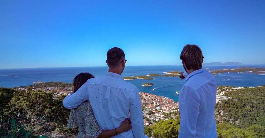 Hvar: Island tour with Wine and Olive Oil Tasting - St. Roko’s Chapel and the View Over Stari Grad Plain