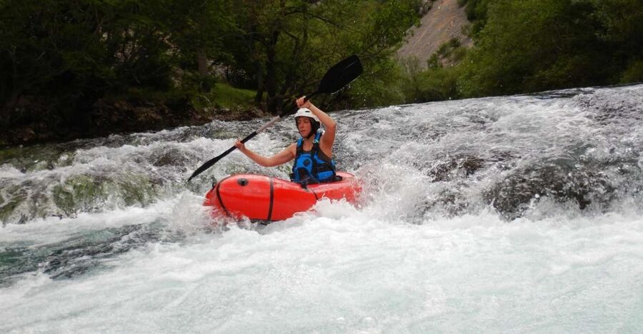 Kaštel Žegarski: Zrmanja River Packrafting - The 15-minute safety talk at Kaštel Žegarski