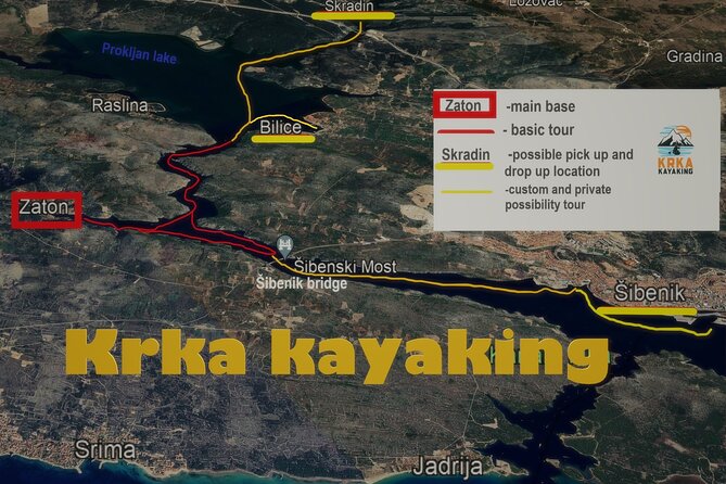 Kayaking and mussels tasting at Krka River estuary-private tours - Starting from Zaton and getting on the water