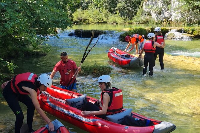 Kayaking in Mreznica Waterfalls near Slunj and Plitvice Lakes - Tržić Bridge and the Ride Back