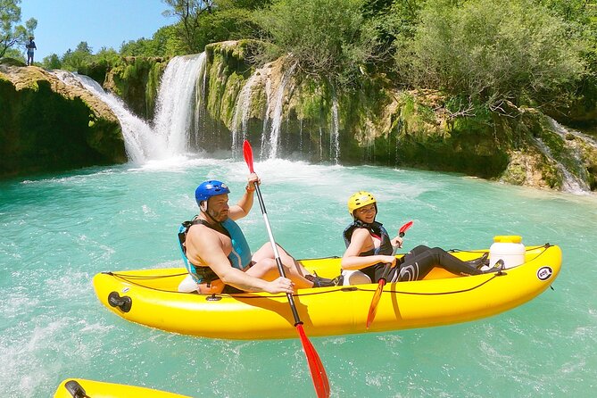 Kayaking on Upper Mreznica River - Slunj, Croatia - The Upper Mreznica Route: Falls, Pools, and Quiet Water