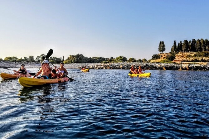 Kayaking to Island Saint Jerolim with snorkeling activitie - From Štinjan to the waters around Saint Jerolim