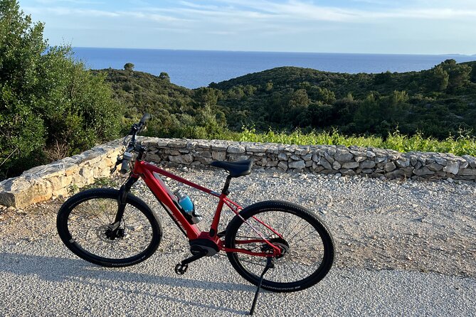 Korcula Island Mountain E Bike Private tour with lunch - The second ride and the sandy beach pause