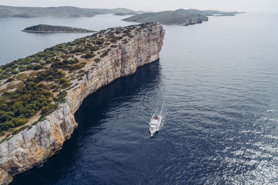 Kornati National Park and Telašćica Full-Day Boat Tour - Kornati National Park: cliffs, islands, and open water
