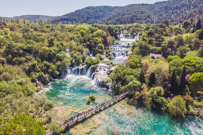 Krka National Park Tour with tour Guide & Wine tasting from Split & Trogir - Boat ride or walk beside the river