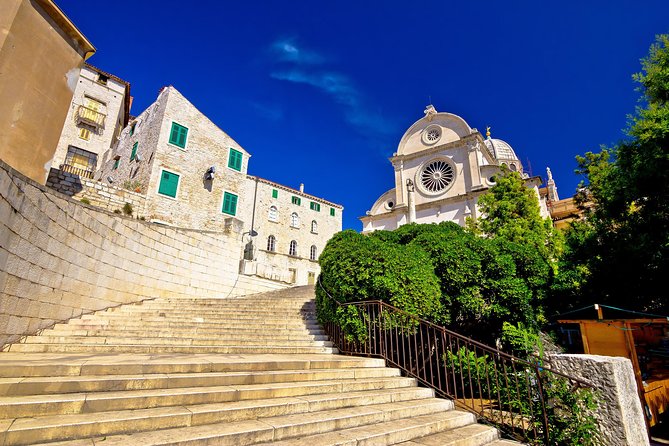 Krka Waterfalls & historic Šibenik - driver&guide, boat cruise, lunch break - Entering Krka National Park and Following the Water