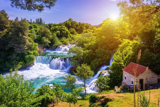 Krka Waterfalls & historic Šibenik - driver&guide, boat cruise, lunch break - Šibenik: White Stone, Narrow Lanes, and St. James Cathedral