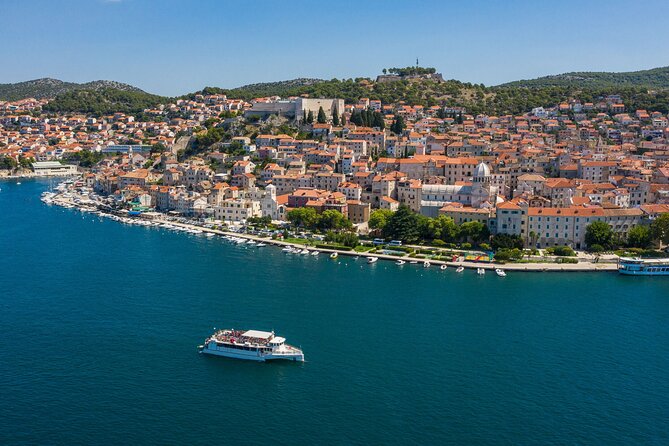 Krka Waterfalls National Park Boat Tour from Vodice - St Nicholas Fortress and Šibenik from the water