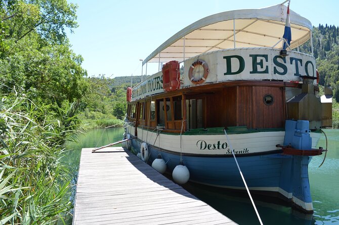 Krka Waterfalls National Park Boat Tour from Vodice - What the crew and boat are like