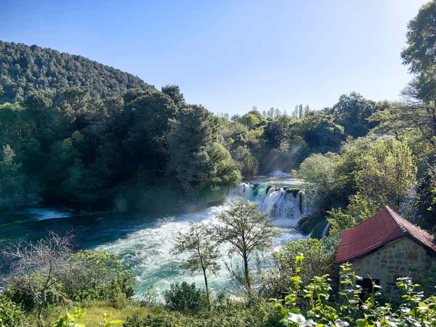 Krka waterfalls tour with lunch from Split - Šibenik in 90 minutes
