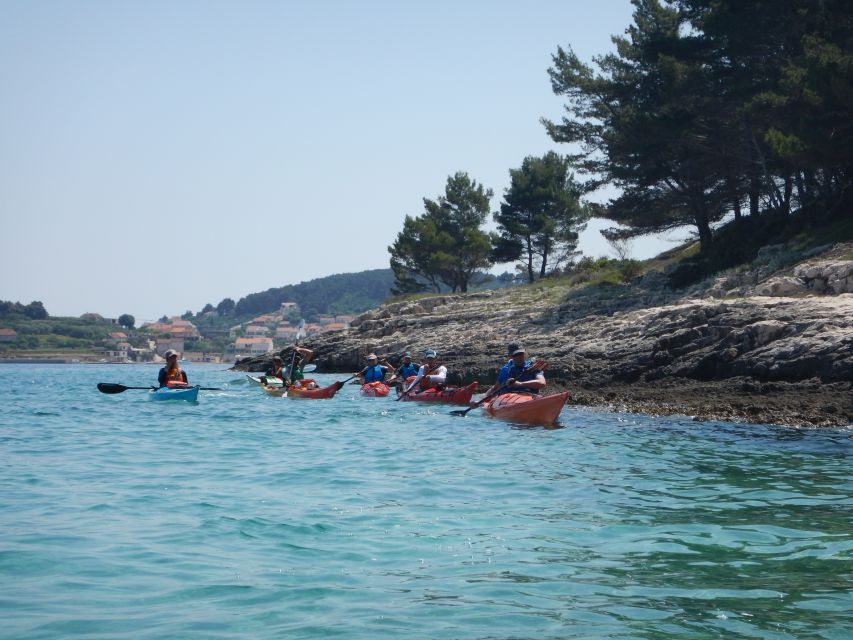 Lumbarda: Half-Day Kayaking and History with Wine delight - Badija monastery and its quiet deer