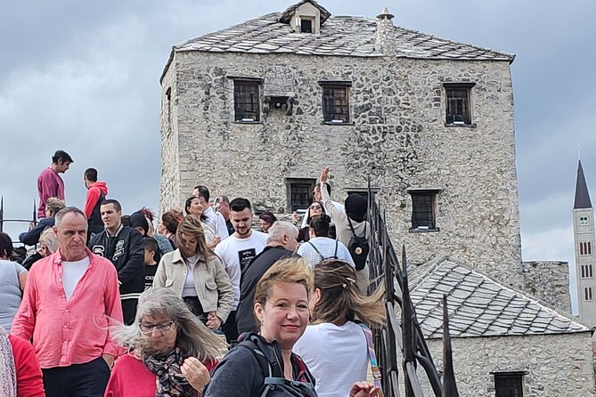 Luxury Day tour to Mostar and Kravice waterfalls - Lunch with a bridge view