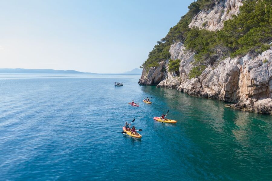 Makarska: Guided Sea Kayaking Tour with Snorkeling Stop - The Paddle to Nugal Beach