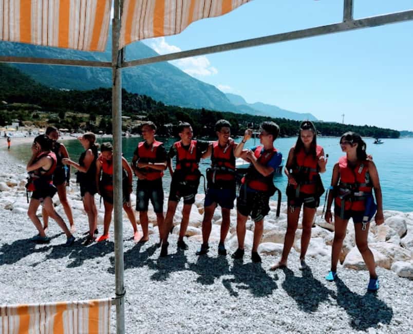 Makarska: Parasailing Experience - MPL Nautika - Setting out from Makarska harbor