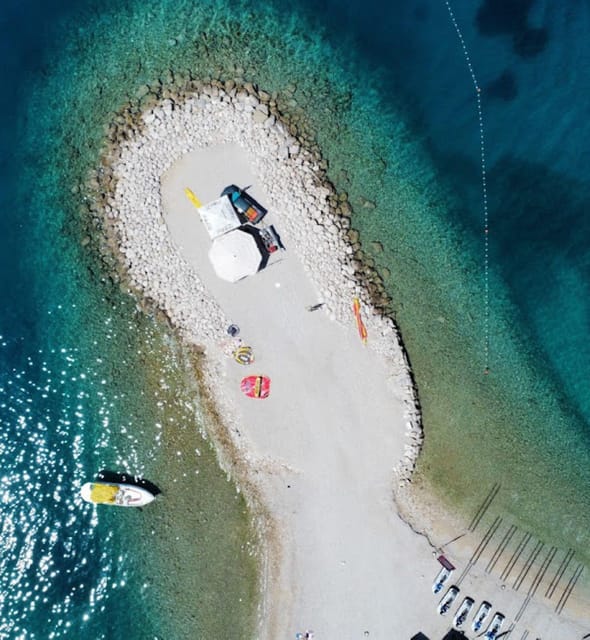 Makarska: Parasailing Experience - MPL Nautika - The launch: a gentle lift rather than a wild jump