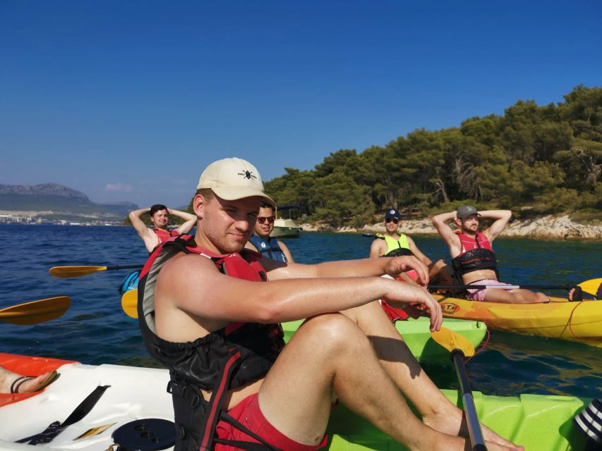 Morning Split Sea Kayaking Tour - The swim, snorkeling, and cliff-jumping stop