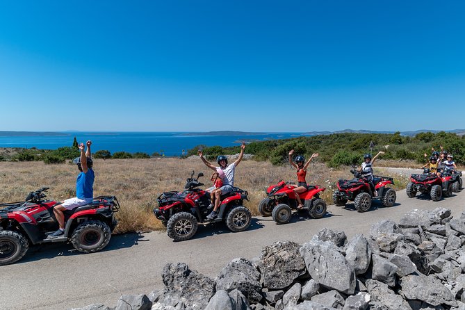 Off road Quad Adventure Tour on Island Čiovo - The three-hour route adds a hidden beach swim