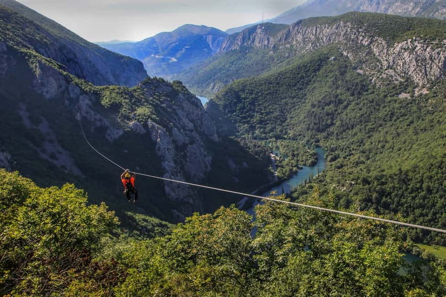 Omiš: 3-Hour Cetina Canyon Zipline Experience - Training first, then the serious height