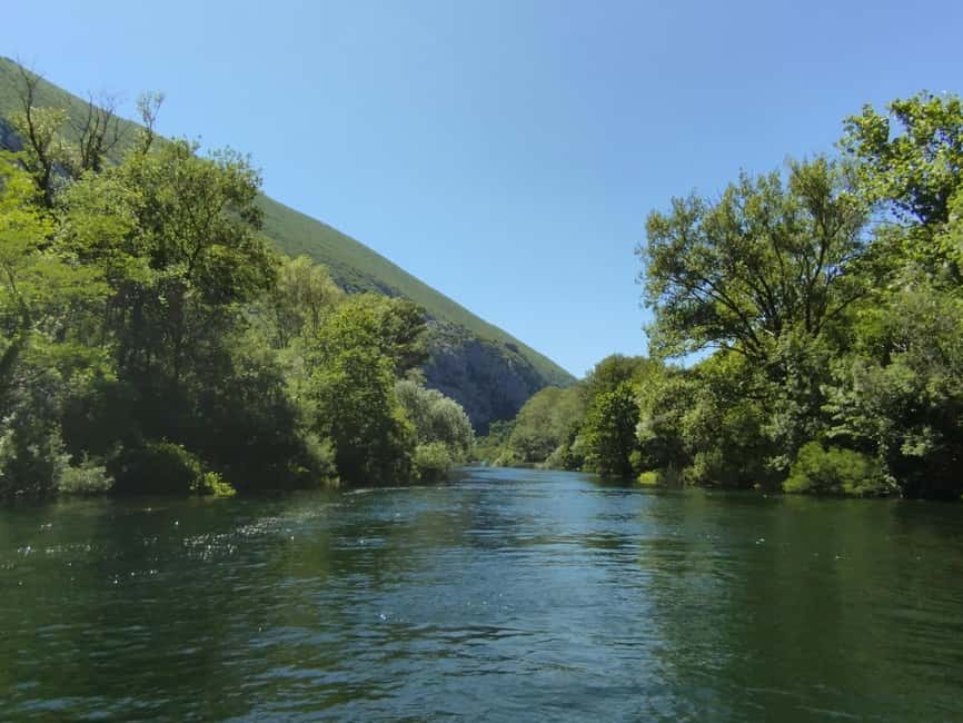 Omiš, Croatia: Cetina River Glassboat Cruise And Beer Garden - What the 30-minute stop at Radman Mills feels like