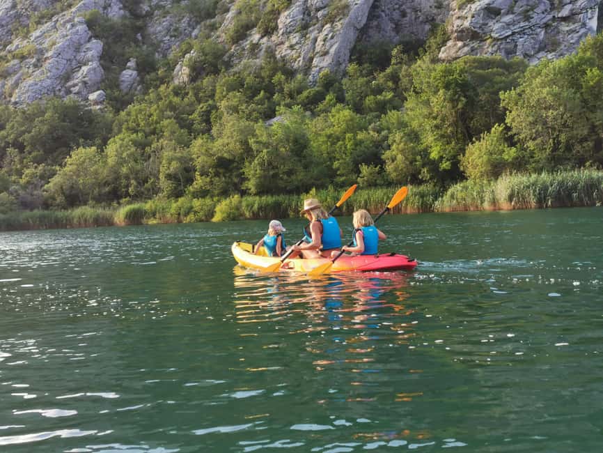 Omiš/Split: 4h Kayaking in Cetina Protected Nature Park Area - Key points at a glance