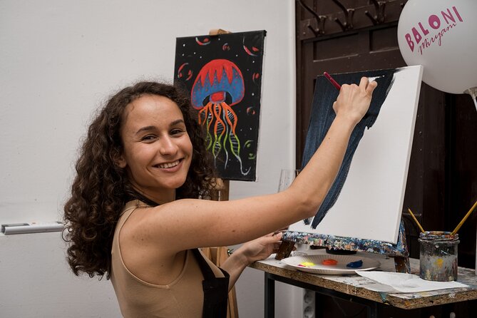 Painting party at Art Bottega - Paint & Wine Studio in Rijeka - Wine, conversation, and the social setting