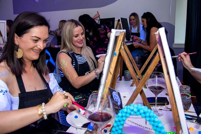 Painting party at Art Bottega - Paint & Wine Studio in Zadar - Taking home a personal Zadar souvenir