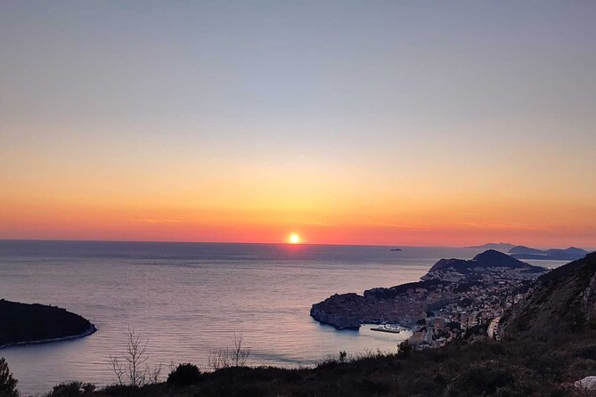 Panoramic Sunset Hike - Watching the sun drop beside Lokrum Island