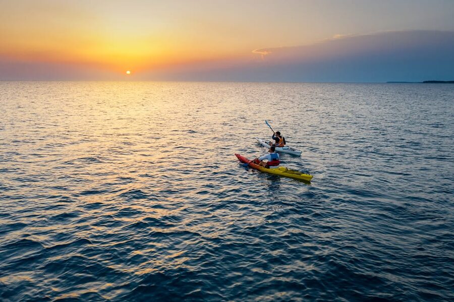 Poreč: Sea Kayaking Sunset Tour - What to bring for a comfortable evening