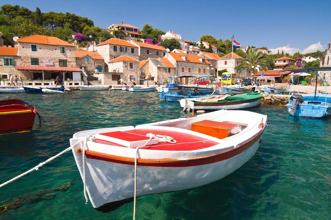 Private 3 islands Tour With Speed boat to Blue Lagoon and Solta from Split or Trogir - Key points at a glance