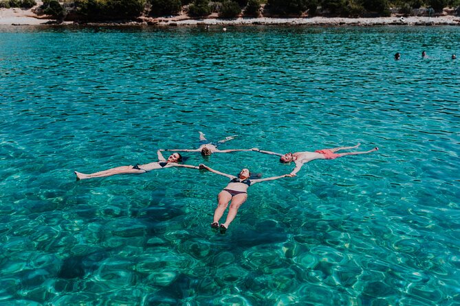 Private Blue cave, Mamma Mia and Hvar, 5 islands tour from Split - Budikovac brings masks, snorkels, and a beach bar