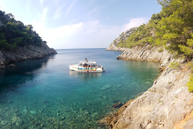 Private Blue Lagoon and Hidden Bays tour from Split & Brac for 12 - Key points at a glance