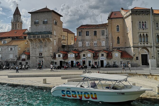 Private Blue Lagoon and UNESCO town Trogir 5h Boat Tour for 12 - Krknjasi Bay and the Blue Lagoon