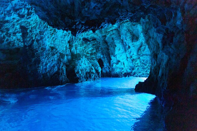 Private Boat Tour from Hvar - Blue and Green cave, Vis, and the Pakleni islands - Stiniva Cove, where the cliff roof fell away