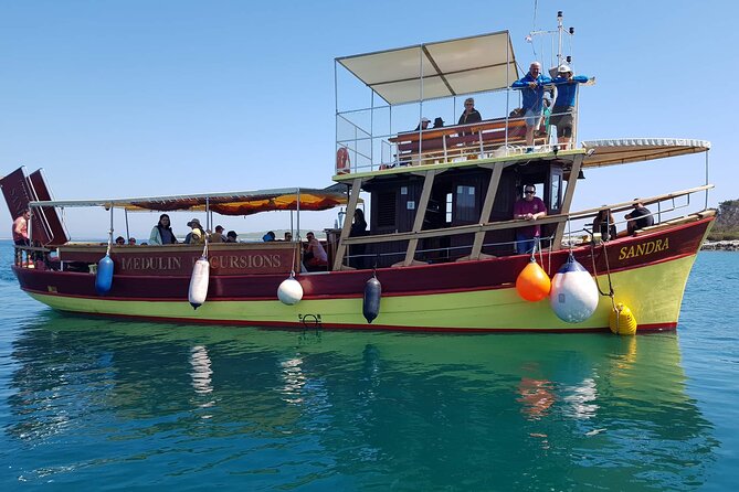 Private Boat Trip with Sandra Boat Medulin, Kamenjak, Ceja - Lunch while the boat moves along Kamenjak