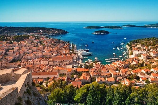 Private Full-Day Boat Tour to Blue Lagoon, Hvar & Pakleni Islands - Leaving Split on a private speedboat