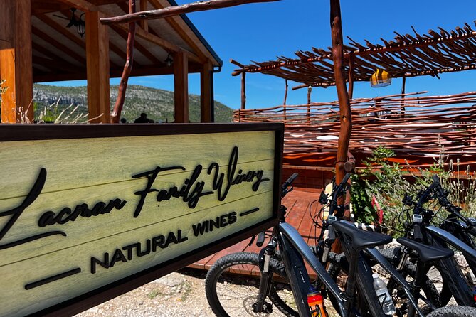 Private Hvar Island Bike Tour and Wine Tasting - Lacman Family Winery on the hillside