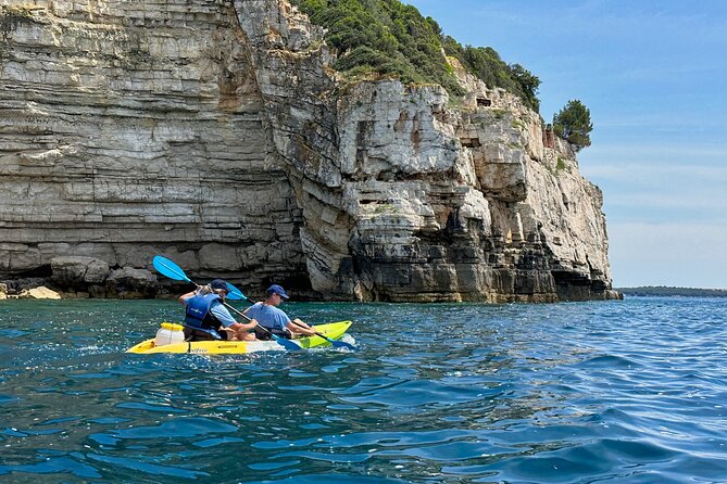 Private kayak tour: Explore the caves and turquoise bays in Pula - Snorkeling for fish, crabs, and octopus