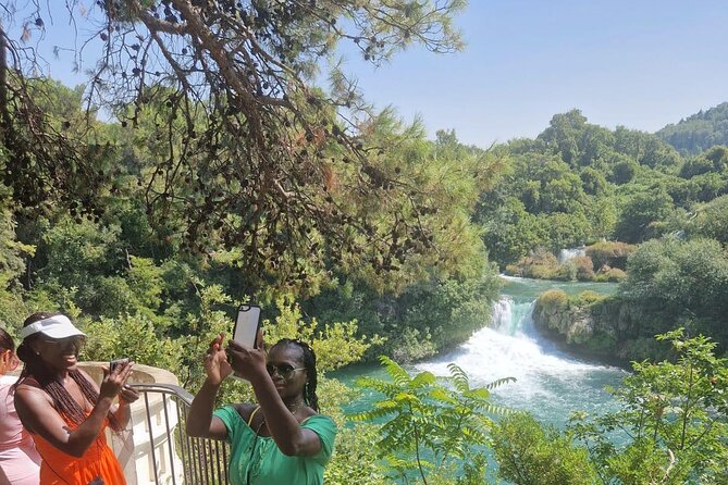 Private Krka Waterfalls with Wine and Prosciutto Shore Excursion - Do not plan to swim beneath the falls