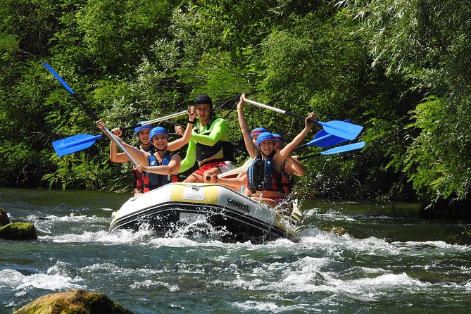 Private rafting on Cetina river with caving & cliff jumping,free photos & videos - Meeting in Omiš at 11:00 am