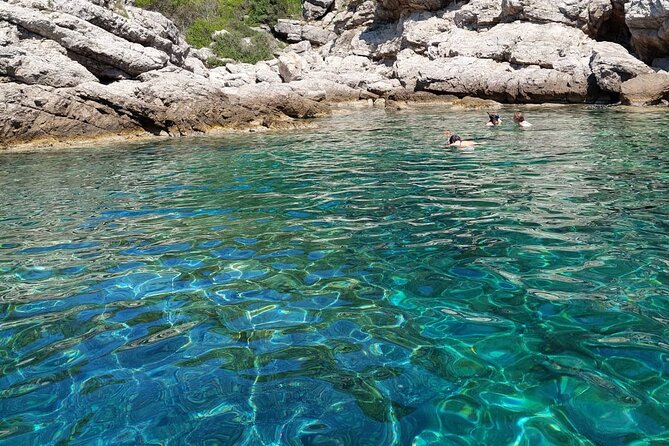 Private Speedboat Tour- Blue cave, sandy beaches and snorkelling - Lopud’s churches, monastery, and sandy coast