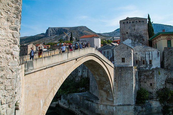 PRIVATE TOUR to Mostar, Stolac, Pocitelj & Blagaj by CRUISER TAXI - Mostar’s Old Bridge and the weight of its past