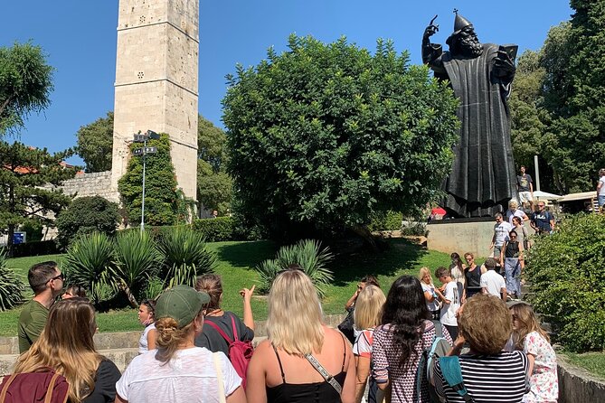 Private Walks & Storytelling - the best small group tour in Split - Narodni Trg shows Split growing beyond the palace