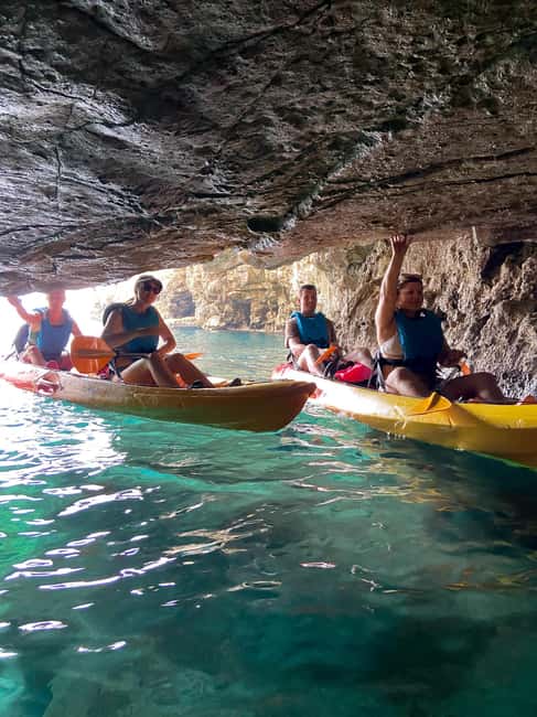 Pula: 3-hrs Kayak, Cliffs & Snorkeling Small Group Adventure - Starting at Valovine Beach Near Arena Stoja